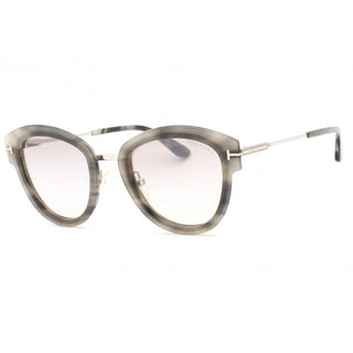 Tom Ford FT0574 Sunglasses Coloured havana / brown mirror