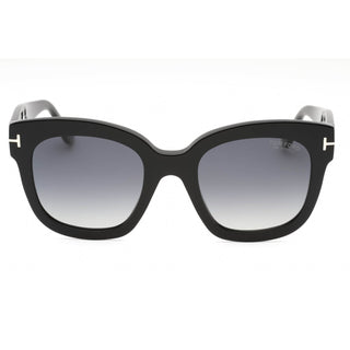 Tom Ford FT0613 Sunglasses shiny black  / smoke polarized