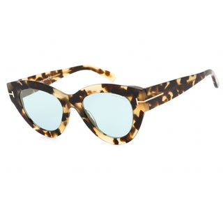 Tom Ford FT0658 Sunglasses Havana / Blue Mirrored