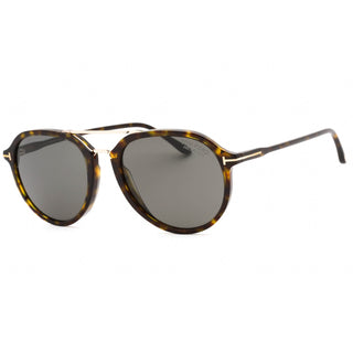 Tom Ford FT0674 Sunglasses Dark Havana  / smoke polarized