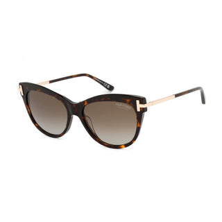Tom Ford FT0821 Sunglasses Dark Havana / Brown Polarized