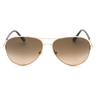 Tom Ford FT0823 Sunglasses Shiny Rose Gold / Gradient Brown