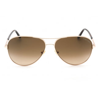 Tom Ford FT0823 Sunglasses shiny rose gold / gradient brown