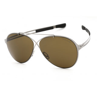 Tom Ford FT0828 Sunglasses Shiny Light Ruthenium / Roviex