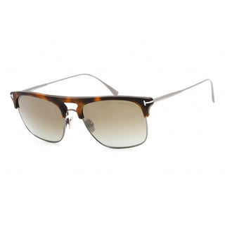 Tom Ford FT0830 Sunglasses Blonde Havana / Green Mirror