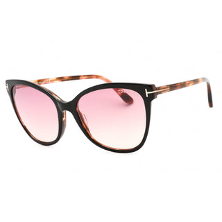 Tom Ford FT0844 ANI Sunglasses Black/other / Gradient Bordeaux