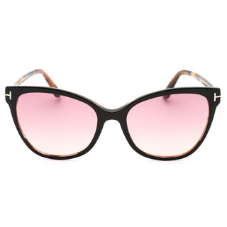 Tom Ford FT0844 ANI Sunglasses Black/other / Gradient Bordeaux