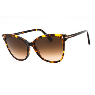 Tom Ford FT0844 ANI Sunglasses dark havana / gradient brown