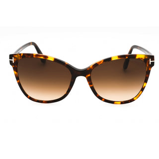 Tom Ford FT0844 ANI Sunglasses dark havana / gradient brown