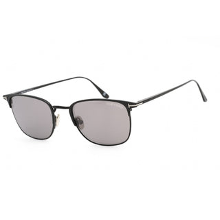 Tom Ford FT0851 Sunglasses Matte Black / Smoke Mirror