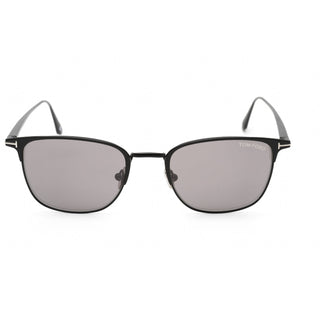 Tom Ford FT0851 Sunglasses Matte Black / Smoke Mirror