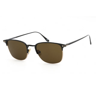 Tom Ford FT0851 Sunglasses shiny black / roviex-AmbrogioShoes