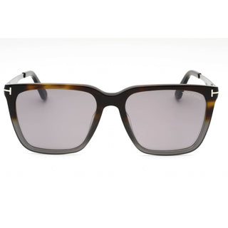 Tom Ford FT0862-F Sunglasses havana/other / smoke mirror