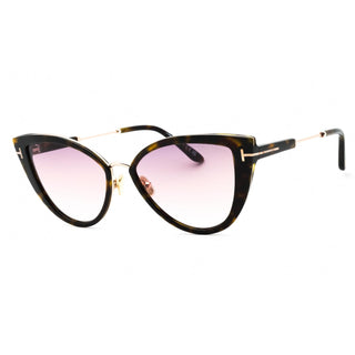 Tom Ford FT0868 Sunglasses dark havana / gradient brown