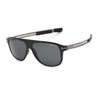 Tom Ford FT0880 Sunglasses Shiny Black / Smoke