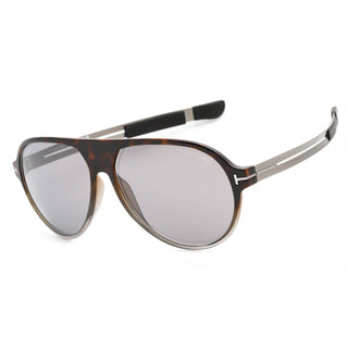 Tom Ford FT0881 Sunglasses havana/other / smoke mirror