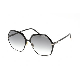 Tom Ford FT0912 Sunglasses Shiny Black / Gradient Smoke