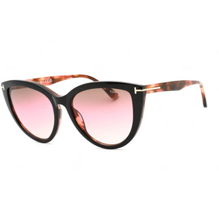 Tom Ford FT0915 Sunglasses black/other / gradient brown