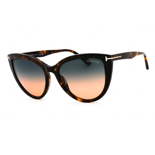 Tom Ford FT0915 Sunglasses coloured havana / gradient green