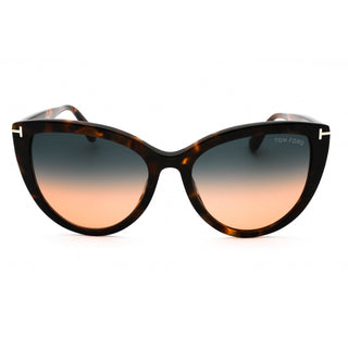 Tom Ford FT0915 Sunglasses coloured havana / gradient green