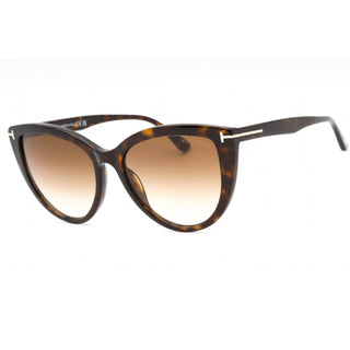 Tom Ford FT0915 Sunglasses dark havana / gradient brown