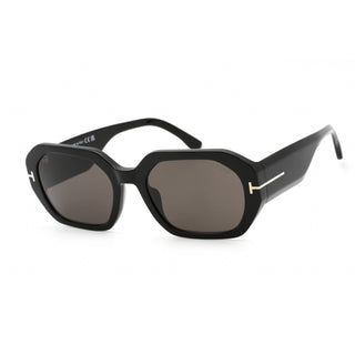 Tom Ford FT0917 Sunglasses shiny black  / smoke