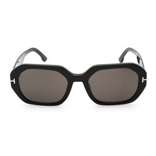 Tom Ford FT0917 Sunglasses shiny black  / smoke