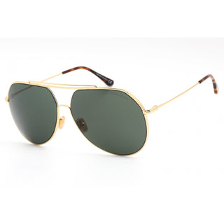 Tom Ford FT0926 Sunglasses shiny deep gold / green