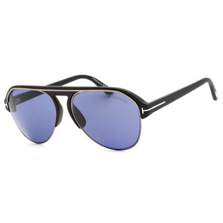 Tom Ford FT0929 Sunglasses matte black / blue