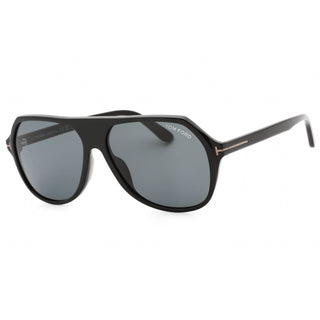 Tom Ford FT0934-N Sunglasses shiny black  / smoke
