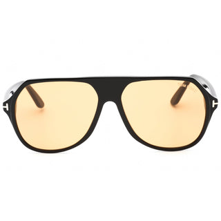 Tom Ford FT0934 Sunglasses shiny black  / brown