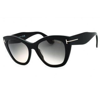 Tom Ford FT0940 Sunglasses shiny black  / gradient smoke