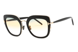 Tom Ford FT0945 Sunglasses Black/Gradient Gold Women's