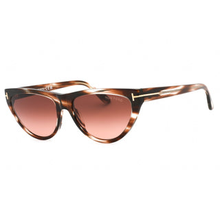Tom Ford FT0990 Sunglasses coloured havana / gradient bordeaux