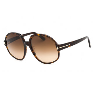 Tom Ford FT0991 Sunglasses dark havana / gradient brown