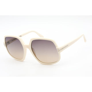 Tom Ford FT0992 Sunglasses Ivory / Gradient or Mirror Violet