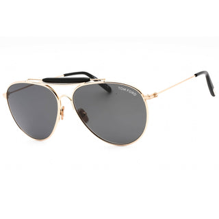 Tom Ford FT0995 Sunglasses shiny rose gold / smoke