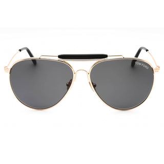 Tom Ford FT0995 Sunglasses shiny rose gold / smoke