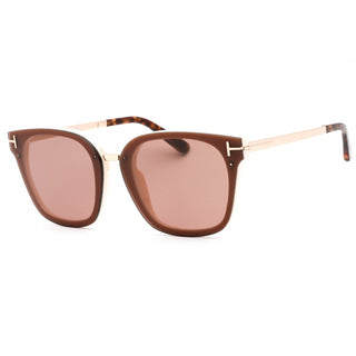 Tom Ford FT1014 Sunglasses Ivory / Brown