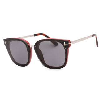 Tom Ford FT1014 Sunglasses Shiny Bordeaux / Smoke