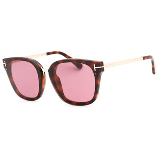 Tom Ford FT1014 Sunglasses Shiny Dark Havana / Pink