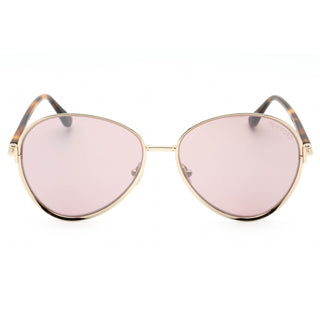 Tom Ford FT1028 Sunglasses Gold / Gradient or Mirror Violet