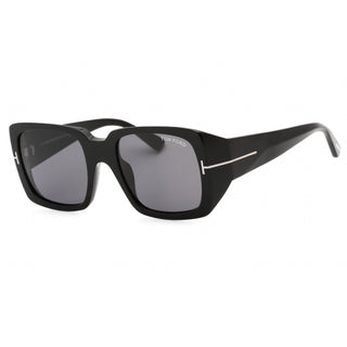 Tom Ford FT1035-N Sunglasses Shiny Black / Smoke