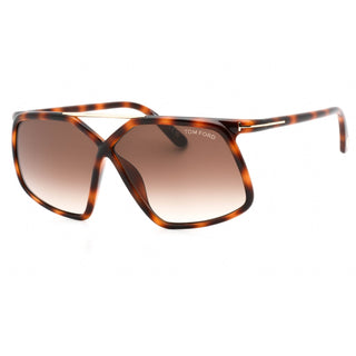 Tom Ford FT1038 Sunglasses dark havana / gradient brown