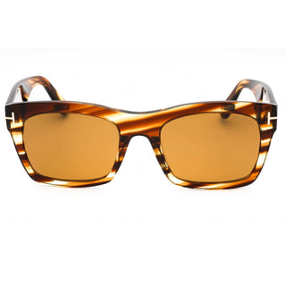 Tom Ford FT1062 Sunglasses Striped Brown