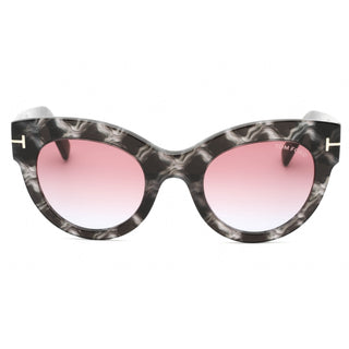 Tom Ford FT1063 Sunglasses havana/other  / gradient or mirror violet