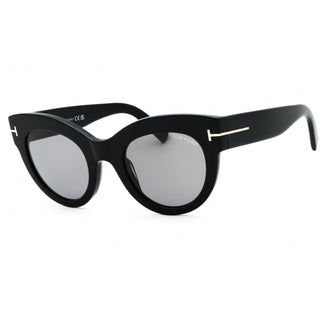 Tom Ford FT1063 Sunglasses shiny black  / smoke mirror