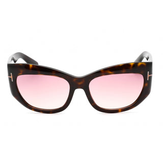 Tom Ford FT1065 Sunglasses Dark Havana / Gradient Bordeaux