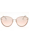 28U - shiny rose gold / bordeaux mirror