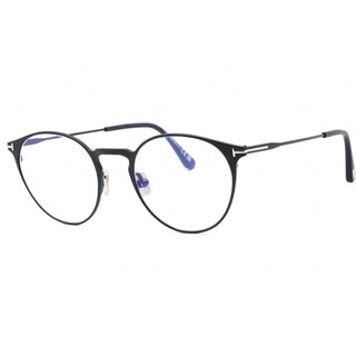 Tom Ford FT5798-B Sunglasses Matte blue / Clear /Blue-light block lens